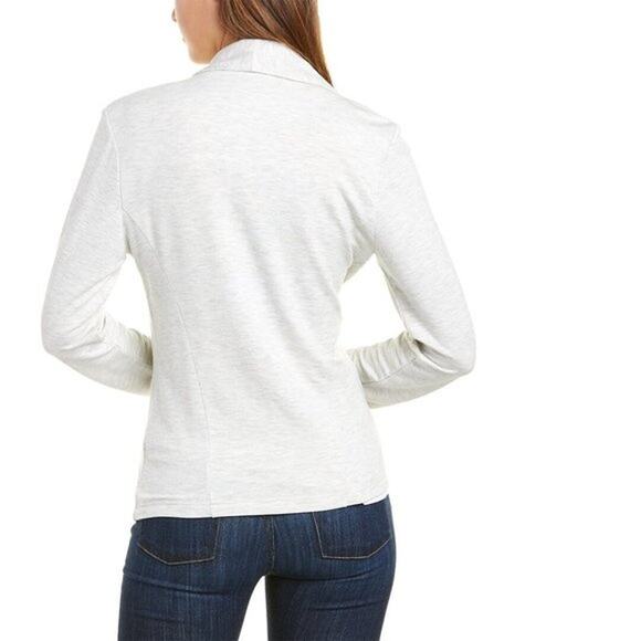 TART Nisha French Terry Blazer Jacket XS Neutral Beige Office Work Relaxed - Picture 4 of 15